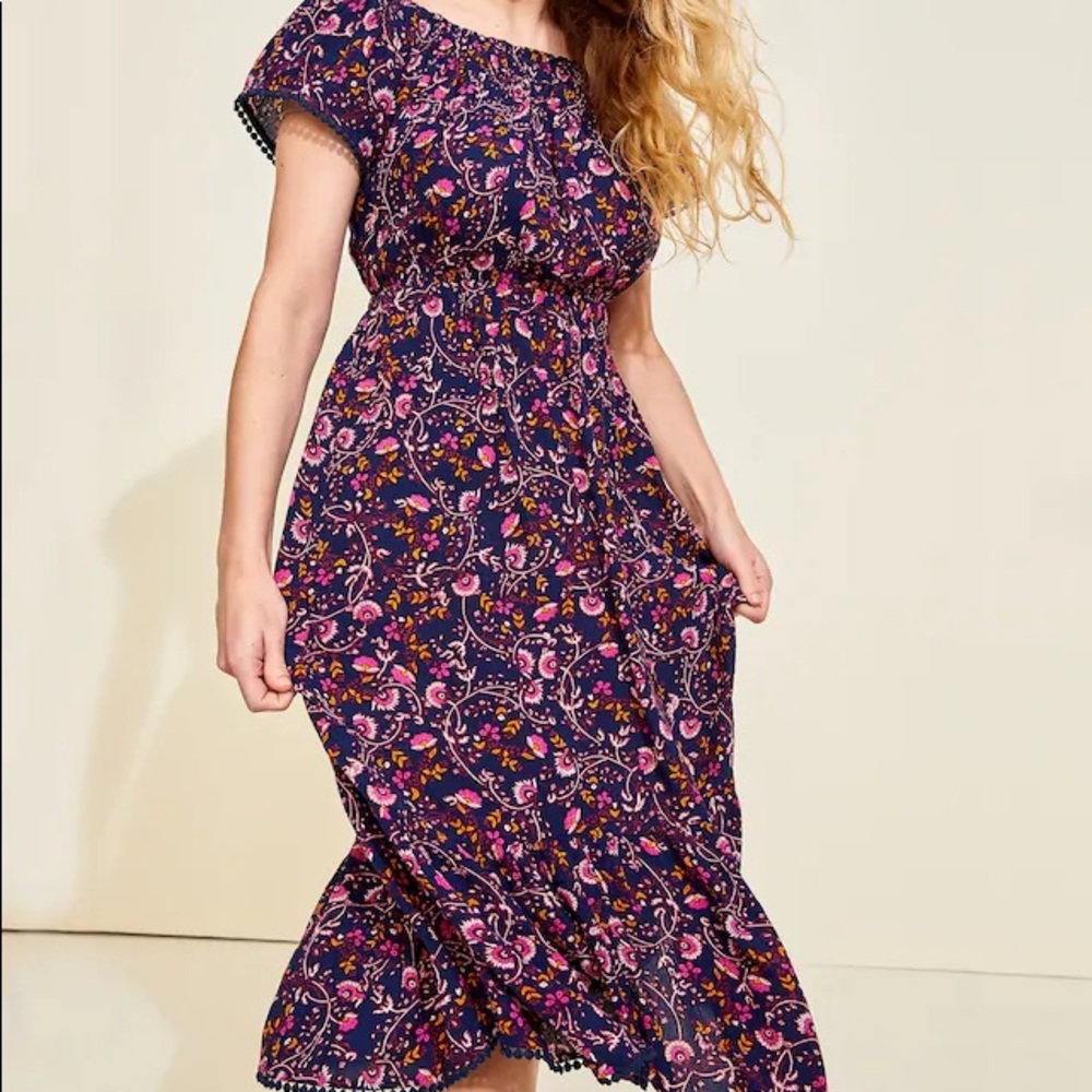 Floral old navy maxi dress